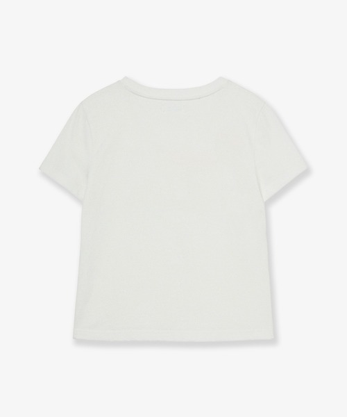 aeae(エーイーエーイー)の「RINGO TEE(Tシャツ/カットソー・レディース・ダークブラウン/ホワイト・FREE)」の3枚目の写真
