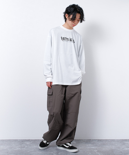 RAT EFFECT（ラットエフェクト）の「接触冷感RATEFFECT FIELDオーバーサイズロングTシャツ（Tシャツ/カットソー・キッズ・ブラック系その他/ホワイト系その他2/オフホワイト/カーキ/ホワイト系その他・160/140/130/170/150）」の11枚目の写真