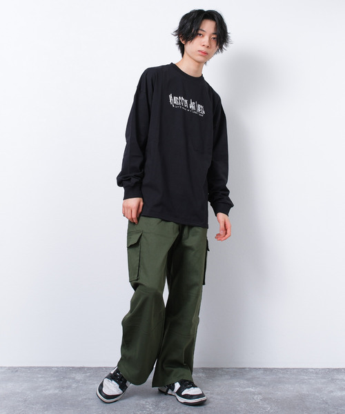 RAT EFFECT（ラットエフェクト）の「接触冷感RATEFFECT FIELDオーバーサイズロングTシャツ（Tシャツ/カットソー・キッズ・ブラック系その他/ホワイト系その他2/オフホワイト/カーキ/ホワイト系その他・160/140/130/170/150）」の17枚目の写真