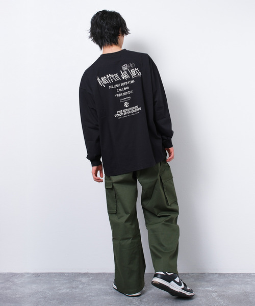 RAT EFFECT（ラットエフェクト）の「接触冷感RATEFFECT FIELDオーバーサイズロングTシャツ（Tシャツ/カットソー・キッズ・ブラック系その他/ホワイト系その他2/オフホワイト/カーキ/ホワイト系その他・160/140/130/170/150）」の18枚目の写真