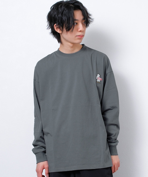 RAT EFFECT（ラットエフェクト）の「接触冷感RATEFFECT FIELDオーバーサイズロングTシャツ（Tシャツ/カットソー・キッズ・ブラック系その他/ホワイト系その他2/オフホワイト/カーキ/ホワイト系その他・160/140/130/170/150）」の19枚目の写真