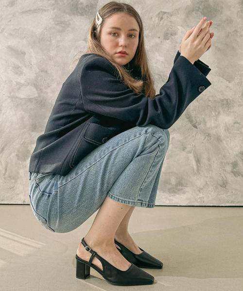 MAC MOC（マックモック）の「ジャジー4カラー フェミニンポイントトスリングバック 6cm（サンダル・レディース・アイボリー/イエロー/Beige/ブラック・22.5cm/23cm/23.5cm/24cm/24.5cm/25cm）」の6枚目の写真