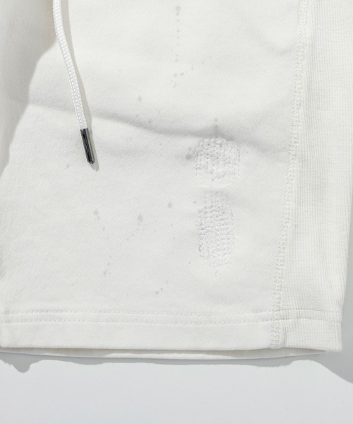 1PIU1UGUALE3  RELAX （ウノピゥウノウグァーレトレ リラックス）の「1PIU1UGUALE3 RELAX(ウノピゥウノウグァーレトレ リラックス)ダメージジョグデニムショーツ（デニムパンツ・メンズ・ブラック/ホワイト・S/M/L/XL/XXL）」の20枚目の写真