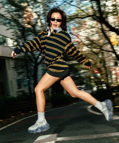 grounds（グラウンズ）の「grounds【グラウンズ】 - ウィメンズ スニーカー【MOOPIE MARY JANE GRAY/ICE GRAY 472】（スニーカー・レディース・グレー・25.5cm/23.0cm）」の7枚目の写真