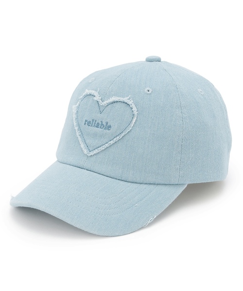 LOVETOXIC(ラブトキシック)の「ハートアップリキャップ(キャップ・キッズ・アイボリー/ライトブルー/ネイビー・F)」の10枚目の写真