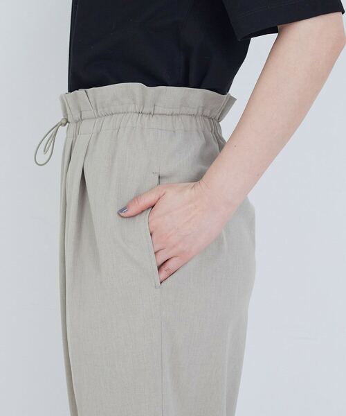 ADIEU TRISTESSE（アデュートリステス）の「ポプリンストレートパンツ（その他パンツ・レディース・グレー/ブラウン・38）」の19枚目の写真