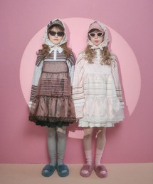 WC（ダブル シー）の「シアーフリルキャミワンピース（ワンピース）」