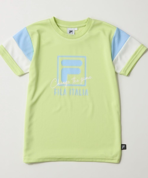 FILA（フィラ）の「吸水速乾半袖Tシャツ（Tシャツ/カットソー・キッズ・ラベンダー/サックスブルー/レモンイエロー・110/140/160/130/150/120）」の3枚目の写真