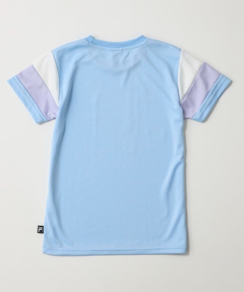 FILA（フィラ）の「吸水速乾半袖Tシャツ（Tシャツ/カットソー・キッズ・ラベンダー/サックスブルー/レモンイエロー・110/140/160/130/150/120）」の4枚目の写真
