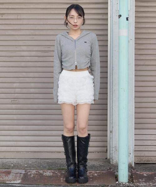 WEGO（ウィゴー）の「WEGO/【26年春新作】リブジップパーカー（パーカー・レディース・その他1/杢グレー/スミクロ・FREE）」の15枚目の写真