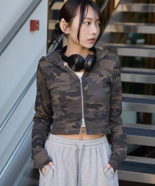 WEGO（ウィゴー）の「WEGO/【26年春新作】リブジップパーカー（パーカー・レディース・その他1/杢グレー/スミクロ・FREE）」の22枚目の写真