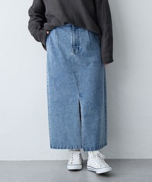 anyfee | 【anyfee/大きいサイズ】フロントスリットデニムスカート(2026SS)(スカート)