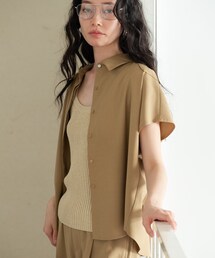 Comfy SET UP|フレアスリーブブラウス【セットアップ対応/通勤/カセット服/接触冷感/UVカット】
