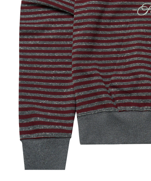 IDWS(アイドンワナセル)の「Proto Stripe Hoodie Zip Up Burgundy(パーカー・レディース・その他・1/2/0)」の11枚目の写真