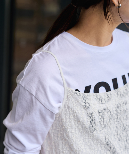 FRAMeWORK（フレームワーク）の「≪追加≫シャーリングレースキャミワンピース 2（ワンピース・レディース・ホワイト/ブラック・FREE）」の10枚目の写真