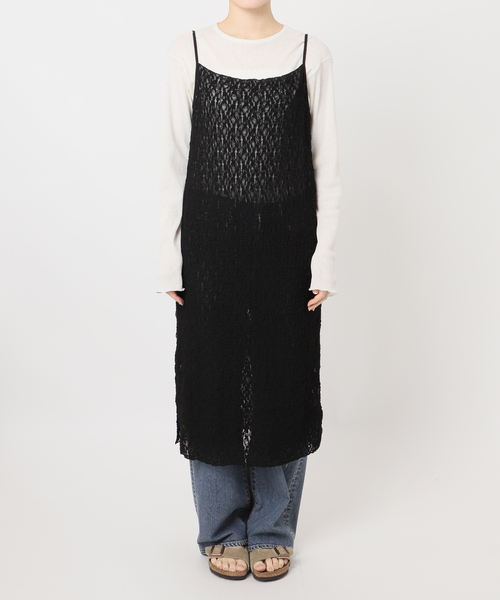 FRAMeWORK（フレームワーク）の「≪追加≫シャーリングレースキャミワンピース 2（ワンピース・レディース・ホワイト/ブラック・FREE）」の11枚目の写真