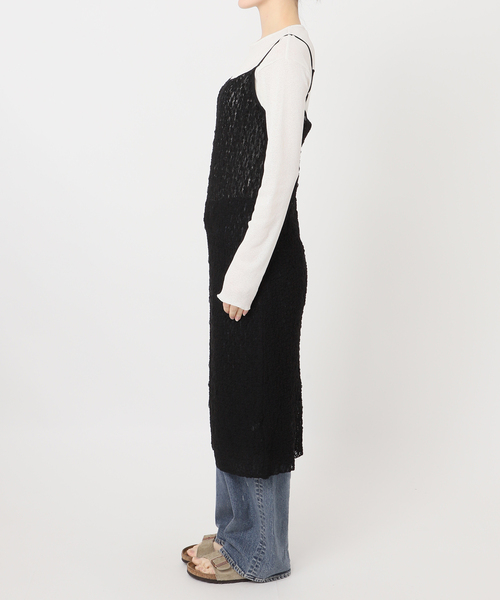 FRAMeWORK（フレームワーク）の「≪追加≫シャーリングレースキャミワンピース 2（ワンピース・レディース・ホワイト/ブラック・FREE）」の12枚目の写真