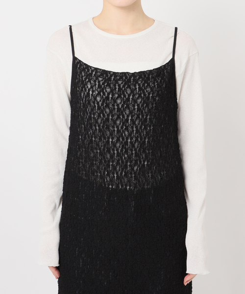 FRAMeWORK（フレームワーク）の「≪追加≫シャーリングレースキャミワンピース 2（ワンピース・レディース・ホワイト/ブラック・FREE）」の15枚目の写真