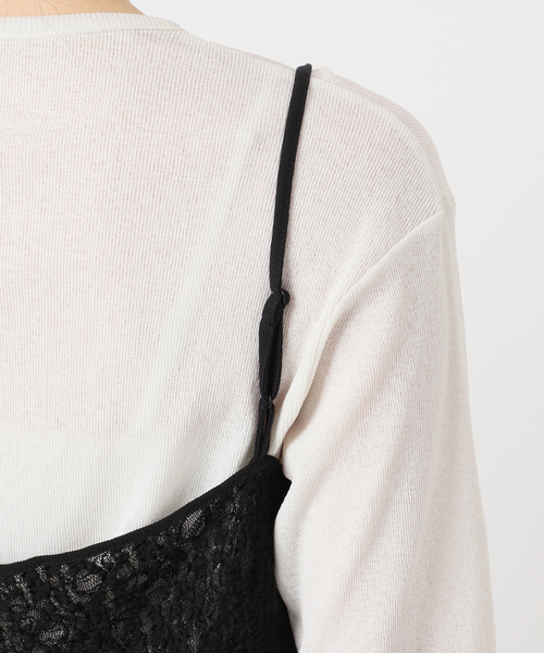 FRAMeWORK（フレームワーク）の「≪追加≫シャーリングレースキャミワンピース 2（ワンピース・レディース・ホワイト/ブラック・FREE）」の18枚目の写真
