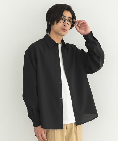 CRAFT STANDARD BOUTIQUE（クラフトスタンダードブティック）の「イージーケア ・吸水速乾 ・UVカット レギュラーカラーシャツ（シャツ/ブラウス・メンズ・ブラウン/ブラック・L/M）」の4枚目の写真