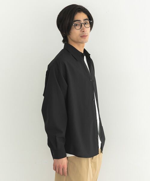 CRAFT STANDARD BOUTIQUE（クラフトスタンダードブティック）の「イージーケア ・吸水速乾 ・UVカット レギュラーカラーシャツ（シャツ/ブラウス・メンズ・ブラウン/ブラック・L/M）」の5枚目の写真