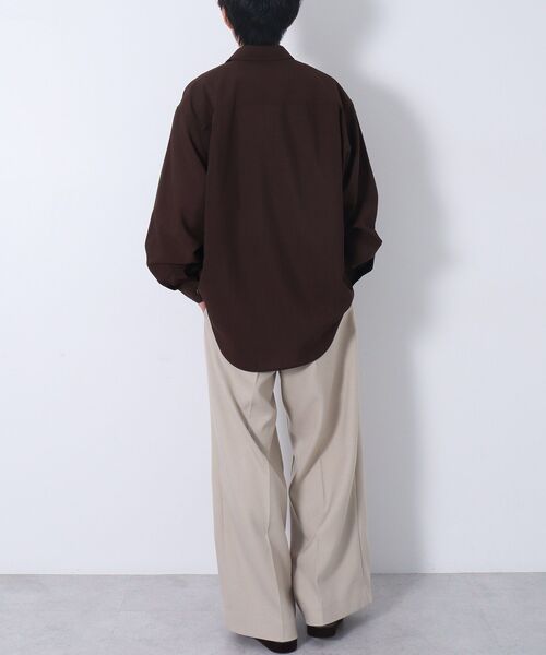 CRAFT STANDARD BOUTIQUE（クラフトスタンダードブティック）の「イージーケア ・吸水速乾 ・UVカット レギュラーカラーシャツ（シャツ/ブラウス・メンズ・ブラウン/ブラック・L/M）」の15枚目の写真