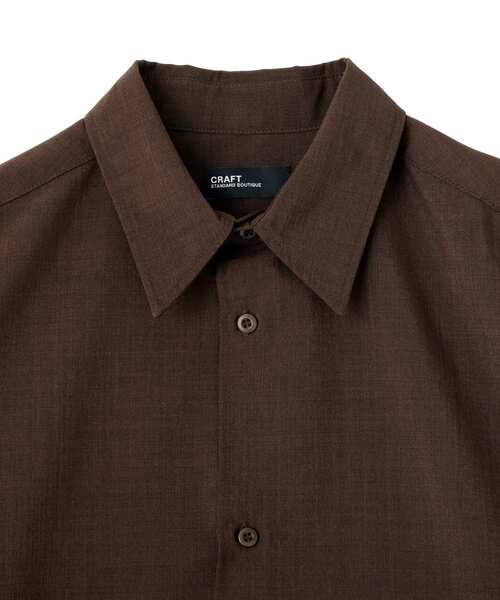 CRAFT STANDARD BOUTIQUE（クラフトスタンダードブティック）の「イージーケア ・吸水速乾 ・UVカット レギュラーカラーシャツ（シャツ/ブラウス・メンズ・ブラウン/ブラック・L/M）」の18枚目の写真