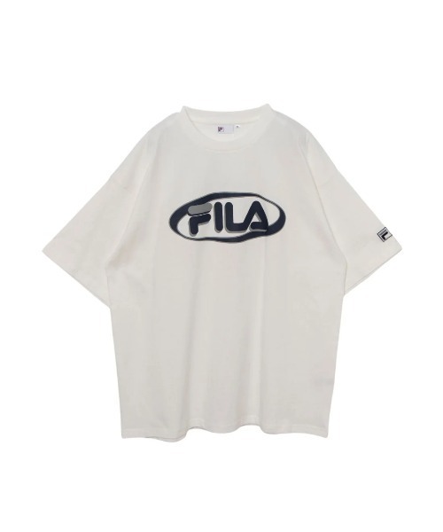 FILA（フィラ）の「GRAPHIC S/S TEE（Tシャツ/カットソー・レディース・ホワイト/サックスブルー/ブラック・S/XL/L/M）」の7枚目の写真