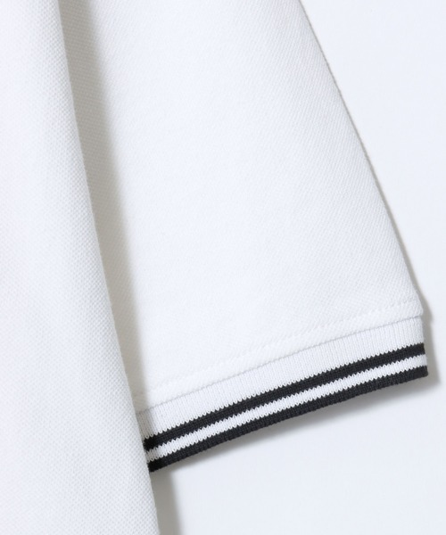 BEVERLY HILLS POLO CLUB（ビバリーヒルズポロクラブ）の「BEVERLY HILLS POLO CLUB/ビバリーヒルズポロクラブ オーバーサイズ ワンポイント刺繍 鹿の子 ラインリブ 半袖ポロシャツ レディース メンズ（ポロシャツ・メンズ・グリーン/ネイビー/ブラック/オリーブ/サックスブルー/オフホワイト・M/L/LL）」の15枚目の写真