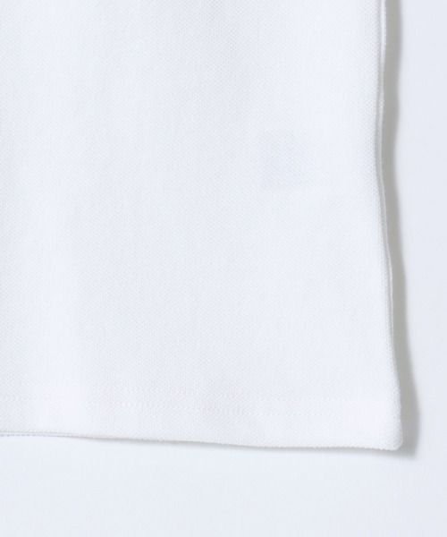 BEVERLY HILLS POLO CLUB（ビバリーヒルズポロクラブ）の「BEVERLY HILLS POLO CLUB/ビバリーヒルズポロクラブ オーバーサイズ ワンポイント刺繍 鹿の子 ラインリブ 半袖ポロシャツ レディース メンズ（ポロシャツ・メンズ・グリーン/ネイビー/ブラック/オリーブ/サックスブルー/オフホワイト・M/L/LL）」の16枚目の写真