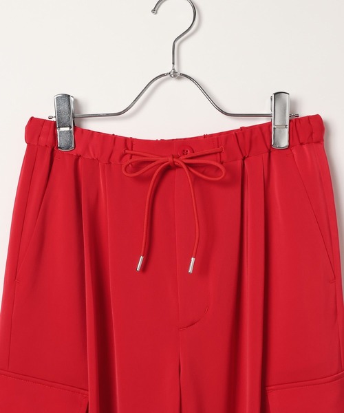 HEREIAM(ヘレイアム)の「【HEREIAM】サテンカーゴパンツ(その他パンツ・レディース・ミント/ブラック/レッド・MEDIUM/SMALL)」の5枚目の写真