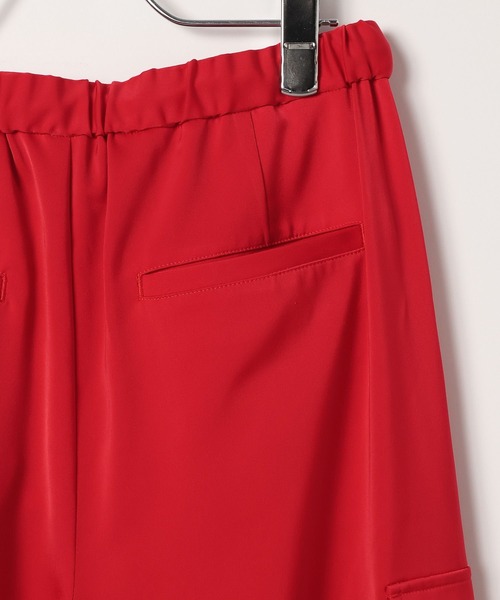 HEREIAM(ヘレイアム)の「【HEREIAM】サテンカーゴパンツ(その他パンツ・レディース・ミント/ブラック/レッド・MEDIUM/SMALL)」の10枚目の写真