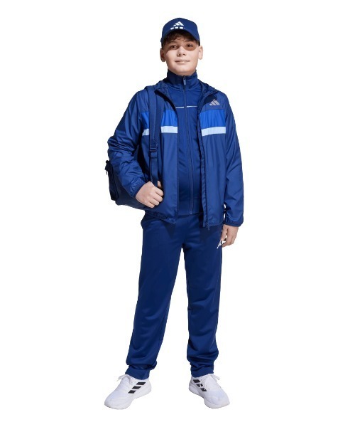 adidas(アディダス)の「アディダス adidas Tiberioウィンドブレーカー キッズ(ナイロンジャケット・キッズ・ネイビー・130cm/140cm/150cm/160cm)」の4枚目の写真