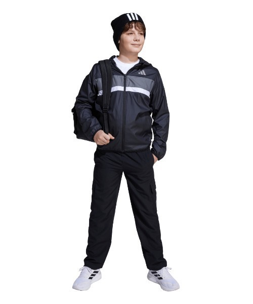 adidas(アディダス)の「アディダス adidas Tiberioウィンドブレーカー キッズ(ナイロンジャケット・キッズ・ネイビー・130cm/140cm/150cm/160cm)」の10枚目の写真