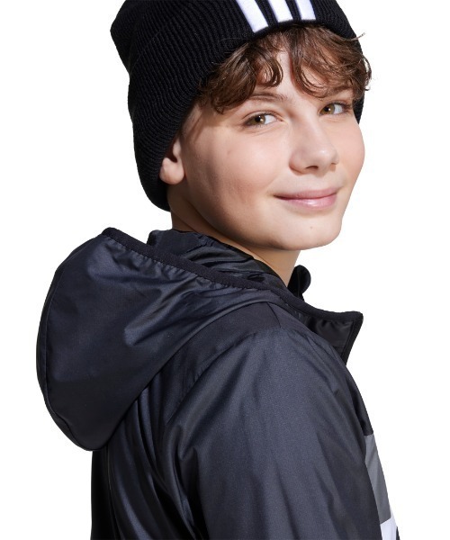 adidas(アディダス)の「アディダス adidas Tiberioウィンドブレーカー キッズ(ナイロンジャケット・キッズ・ネイビー・130cm/140cm/150cm/160cm)」の11枚目の写真