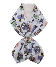 MOOMIN（ムーミン）の「MOOMIN ムーミン ひんやりワンタッチスカーフ リトルミイバッジ キシリトール加工 UVカット99%以上 ネッククーラー（バンダナ/スカーフ）」