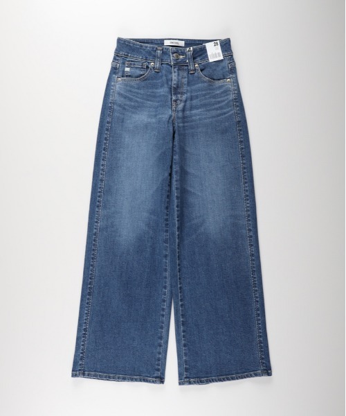 SOMETHING(サムシング)の「SOMETHING(サムシング)【レディース】「LISA」セミワイドパンツ(デニムパンツ・レディース・ダークインディゴブルー・27inch/31inch/30inch/29inch/28inch/26inch/25inch)」の7枚目の写真