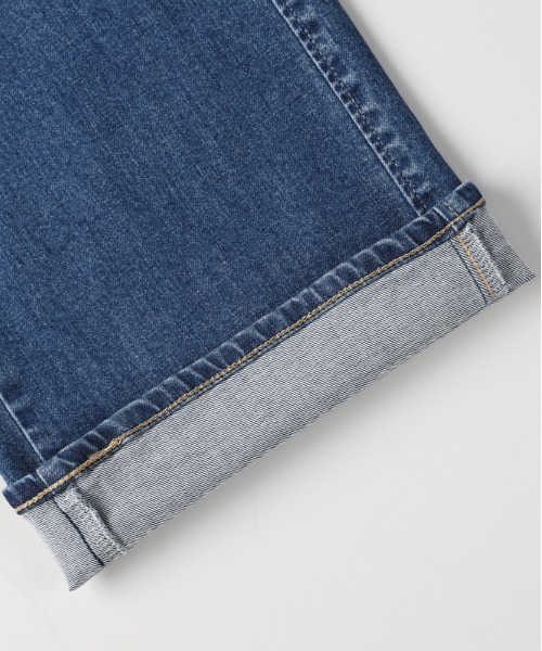 SOMETHING(サムシング)の「SOMETHING(サムシング)【レディース】「LISA」セミワイドパンツ(デニムパンツ・レディース・ダークインディゴブルー・27inch/31inch/30inch/29inch/28inch/26inch/25inch)」の12枚目の写真