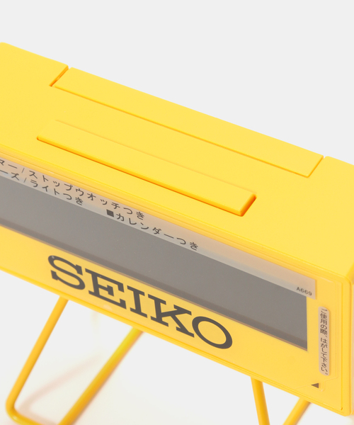 SEIKO（セイコー）の「Web限定 SEIKO SQ815Y SPORTS TIMER CLOCK（置時計・レディース・イエロー・FREE）」の4枚目の写真