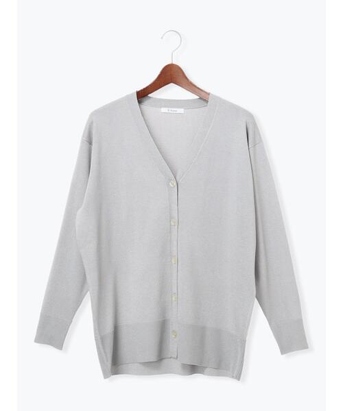 Te chichi(テチチ)の「【雑誌掲載】2WAYカシュクールVネックカーディガン《2026 spring catalog item》(カーディガン/ボレロ・レディース・グリーン/ネイビー/シルバー/ベージュ・F)」の19枚目の写真