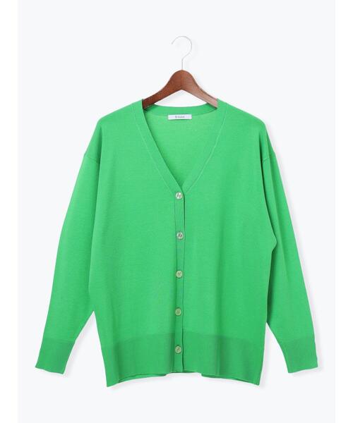 Te chichi(テチチ)の「【雑誌掲載】2WAYカシュクールVネックカーディガン《2026 spring catalog item》(カーディガン/ボレロ・レディース・グリーン/ネイビー/シルバー/ベージュ・F)」の20枚目の写真