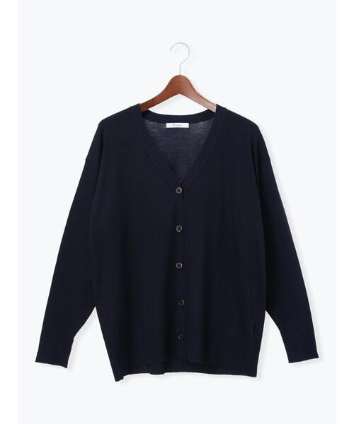 Te chichi(テチチ)の「【雑誌掲載】2WAYカシュクールVネックカーディガン《2026 spring catalog item》(カーディガン/ボレロ・レディース・グリーン/ネイビー/シルバー/ベージュ・F)」の21枚目の写真