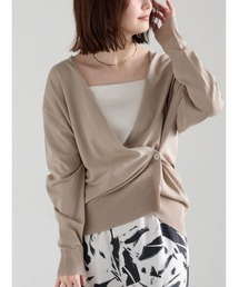 Te chichi（テチチ）の「2WAYカシュクールVネックカーディガン《2026 spring catalog item》（カーディガン/ボレロ）」