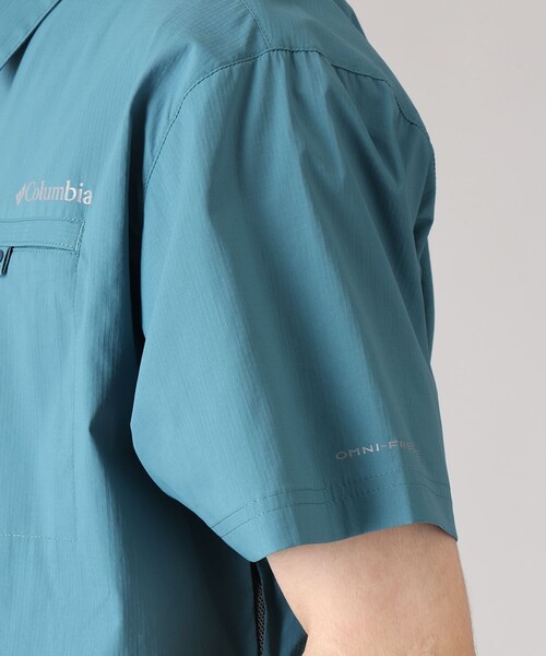 Columbia(コロンビア)の「UVカット Columbia/ トレイルラッシュ ショートスリーブ シャツ /コロンビア(シャツ/ブラウス・メンズ・ミント/ライトオリーブ/グリーン・M/XL/S/L)」の17枚目の写真