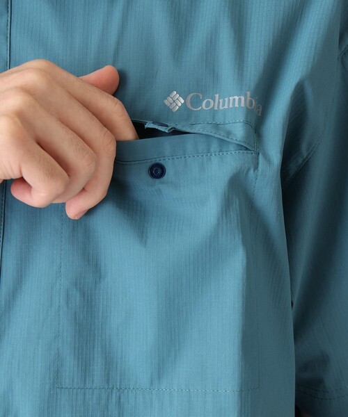 Columbia(コロンビア)の「UVカット Columbia/ トレイルラッシュ ショートスリーブ シャツ /コロンビア(シャツ/ブラウス・メンズ・ミント/ライトオリーブ/グリーン・M/XL/S/L)」の18枚目の写真