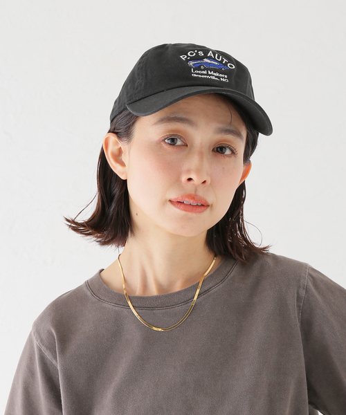 PARROTT CANVAS(パロットキャンバス)の「【PARROTT CANVAS/パロットキャンバス】PC Cap-Twill"Car":キャップ(キャップ・レディース・ブラック/ブラウン・FREE)」の1枚目の写真