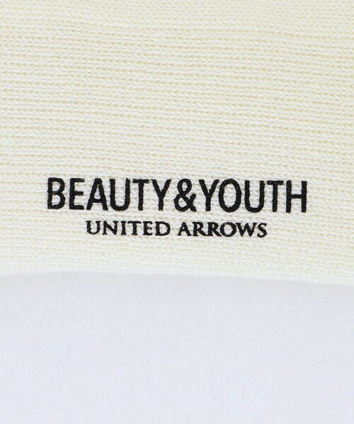 BEAUTY&YOUTH UNITED ARROWS（ビューティーアンドユースユナイテッドアローズ）の「ツーライン ソフト パイル クウォーター ソックス（ソックス/靴下・メンズ・オフホワイト/ナチュラル・FREE）」の4枚目の写真