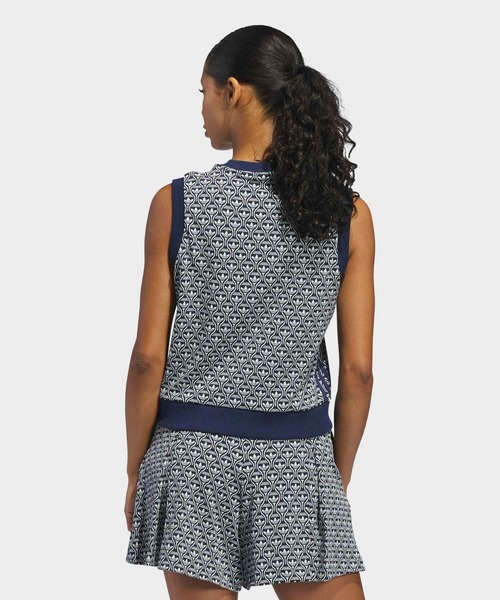 adidas（アディダス）の「オリジナルス オール オーバー ベスト【adidas Golf/アディダスゴルフ】（ベスト・レディース・ブルー/グリーン・X-SMALL/X-LARGE/SMALL/MEDIUM/LARGE）」の7枚目の写真