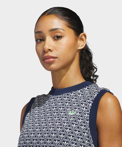 adidas（アディダス）の「オリジナルス オール オーバー ベスト【adidas Golf/アディダスゴルフ】（ベスト・レディース・ブルー/グリーン・X-SMALL/X-LARGE/SMALL/MEDIUM/LARGE）」の8枚目の写真