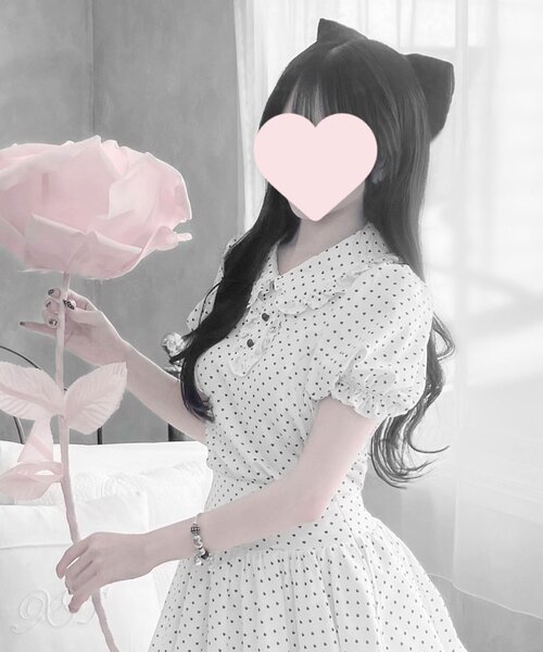 シャツ/ブラウス(長袖/七分) rosymonster warmy mini frill blouse pink RosyMonster(ロージーモンスター)の「【再々販/新色/予約販売】mini
